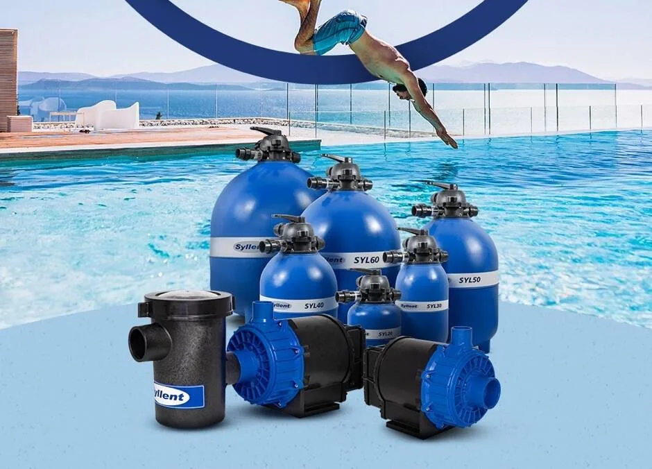 Conjunto de motobomba e filtro de areia instalado pela HPool.